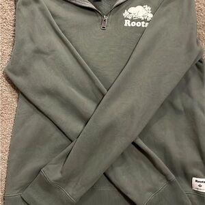 Roots Green Pullover Sweatshirt